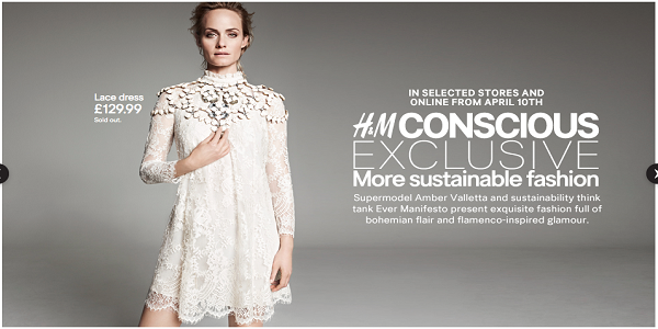 H&M sustainable fashion