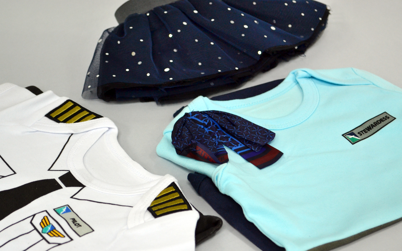 SilkAir Baby Romper Pilot & Air Stewardess