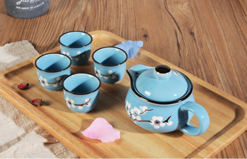Mooncake porcelain teapot set