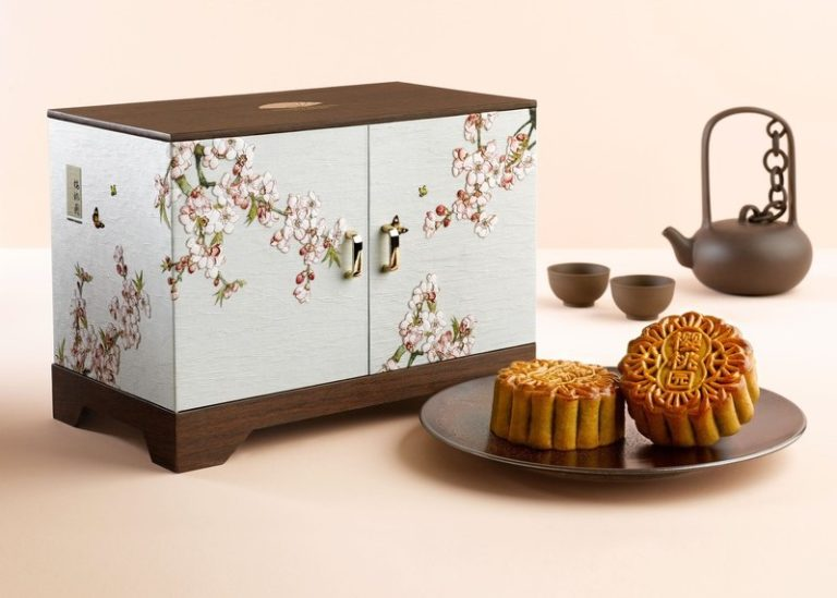 wooden mooncake packaging box